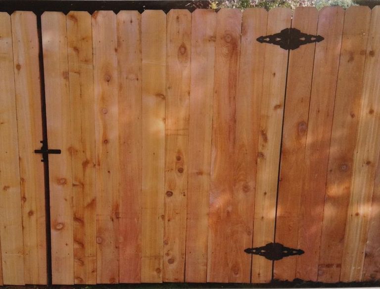 wood fence